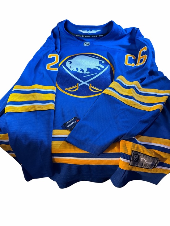 Fanatics Other - BNWT Buffalo Sabres Rasmus Dahlin Captain Jersey Fanatics Breakaway 4XL